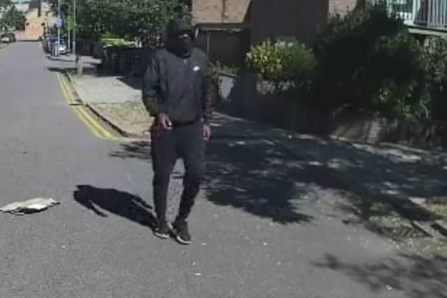 Police have released video showing two suspects fleeing the scene of the murder of Ronaldo Scott in Brixton. (Photo by MPS)
