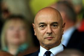  Daniel Levy, the Tottenham Hotspur chairman looks on during the Premier League match between Norwich City and Tottenham   (Photo by David Rogers/Getty Images)