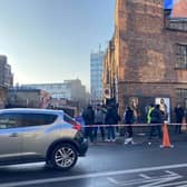 The police cordon outside the O2 Academy Brixton in December 2022. (Photo by Robert Firth)