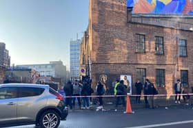 The police cordon outside the O2 Academy Brixton in December 2022. (Photo by Robert Firth)