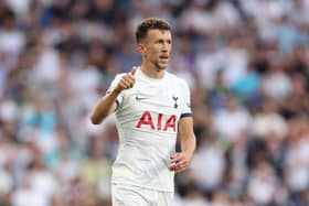 Ivan Perisic of Spurs gives a thumbs up during the Premier League match between Tottenham Hotspur (Photo by Julian Finney/Getty Images)