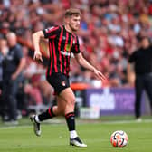  David Brooks of AFC Bournemouth runs with the ball during the Premier League match (Photo by Marc Atkins/Getty Images)