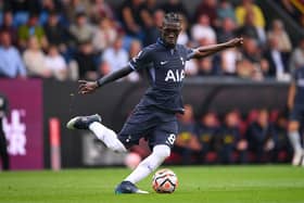  Spurs player Yves Bissouma in action during the Premier League match between Burnley FC and Tottenham Hotspur (Photo by Stu Forster/Getty Images)