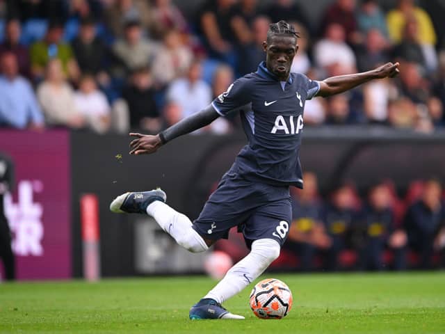  Spurs player Yves Bissouma in action during the Premier League match between Burnley FC and Tottenham Hotspur (Photo by Stu Forster/Getty Images)