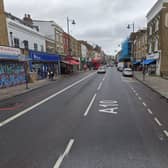 Plans to overhaul the Stoke Newington High Street gyratory were paused in 2020 due to the pandemic. Credit: Google.