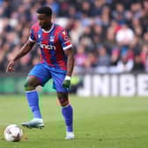Marc Guehi of Crystal Palace controls the ball during the Premier League match between Crystal Palace and Everton FC at Selhurst Park (Photo by Warren Little/Getty Images)