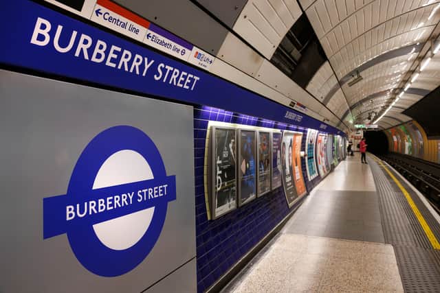 Bond Street has been renamed Burberry Street for London Fashion Week 2023. Credit: Burberry.