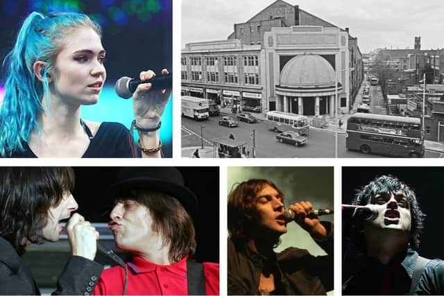 Grimes, Primal Scream, The Verve and Green Day are among the acts to have played Brixton Academy over the years. (Photos by Getty)