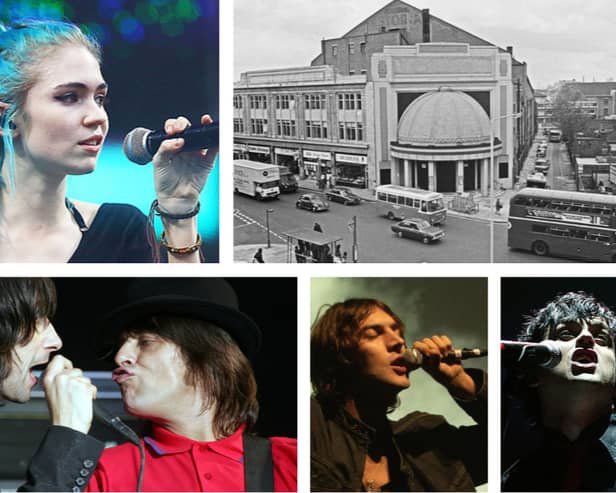 Grimes, Primal Scream, The Verve and Green Day are among the acts to have played Brixton Academy over the years. (Photos by Getty)