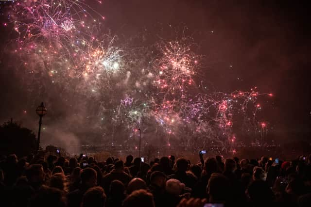 Fireworks at Alexandra Palace