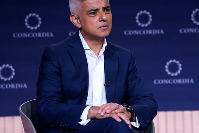 London mayor Sadiq Khan is in the US to “bang the drum” for London and talk climate change. Credit: John Lamparski/Getty Images for Concordia Summit.