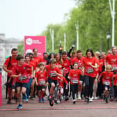 The Vitality Westminster Mile takes runners on a route around St James’ s Park. Credit: Alex Davidson/Getty Images.