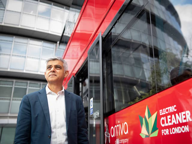 A spokesperson for Sadiq Khan said the mayor is “committed to adding one million annual bus kilometres to outer London’s network”, and that the impacted services are due to government cuts. Credit: Greater London Authority.