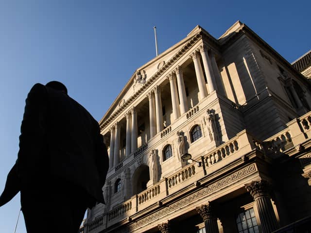 The Bank of England has announced a new interest base rate after an unexpected drop in inflation. (Credit: Getty Images)
