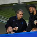Todd Boehly, Chairman and Co-Owner of Chelsea, and Reece James of Chelsea are seen in attendance (Photo by Clive Mason/Getty Images)