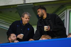 Todd Boehly, Chairman and Co-Owner of Chelsea, and Reece James of Chelsea are seen in attendance (Photo by Clive Mason/Getty Images)