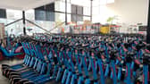 Inside Dott’s e-scooter depot. (Photos by Jack Abela)