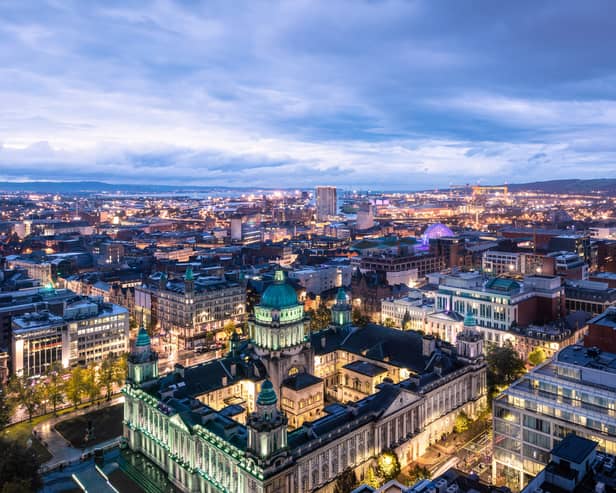 A view of Belfast city centre (Grifco)