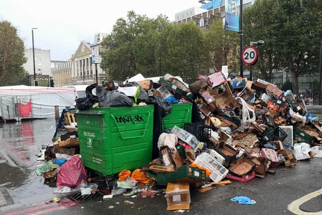 One of the mounds of rubbish was so big it was being referred to as “Mount Everest”. Credit: Jack Abela.