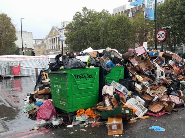One of the mounds of rubbish was so big it was being referred to as “Mount Everest”. Credit: Jack Abela.
