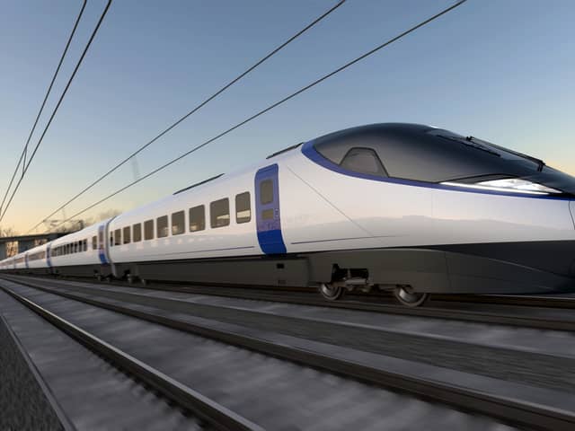 According to a leaked photograph, the government is said to be possibly planning on scrapping the Birmingham to Manchester HS2 phase in order to cut down on costs. (Credit: PA)