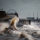 Strong winds in Blackpool last week. (Photo by Christopher Furlong/Getty Images)