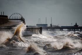 Strong winds in Blackpool last week. (Photo by Christopher Furlong/Getty Images)