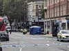 Tottenham Court Road: Motorcyclist dies after police chase ends in crash with taxi - machete found