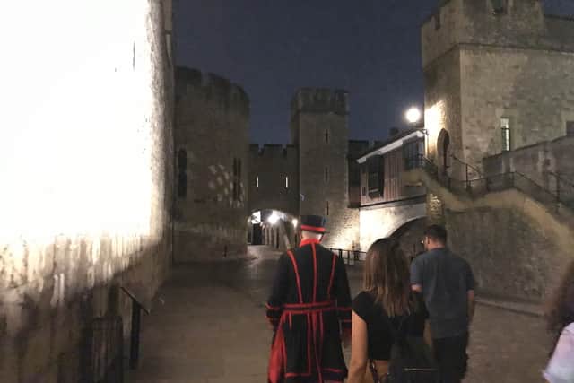 The tour is guided by a real Yeoman Warden (Photo: Amber Allott)