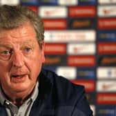 England Manager Roy Hodson talks to the media during a press conference at The Grove Hotel on November .  (Photo by Steve Bardens/Getty Images)