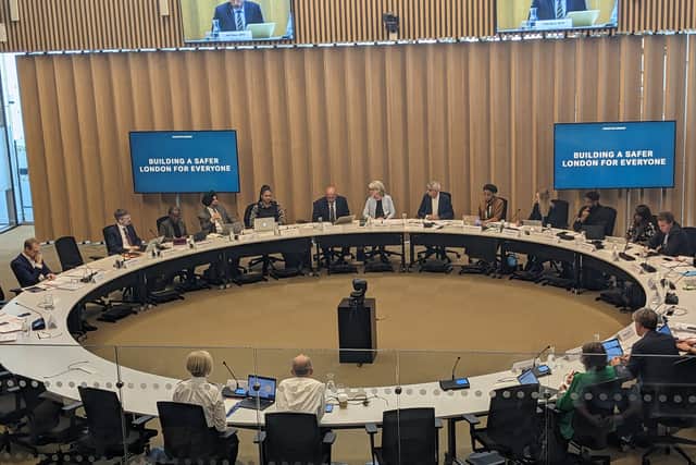 The London Policing Board’s first meeting at City Hall