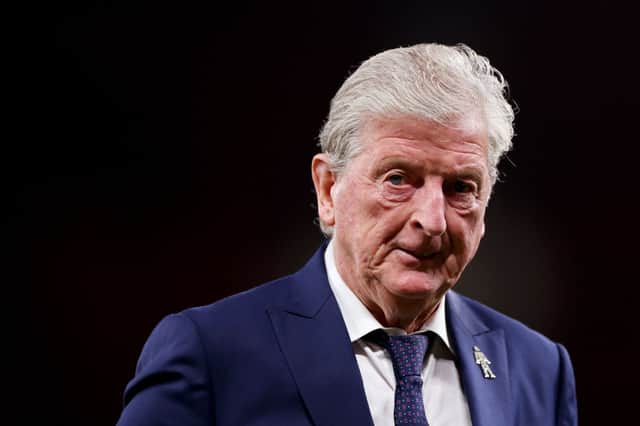 Roy Hodgson, Manager of Crystal Palace, looks on prior to the Carabao Cup Third Round match  (Photo by Lewis Storey/Getty Images)