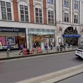 High Street Kensington station. Credit: Google.
