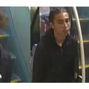 The Met Police is looking to identify and locate the two people captured in these photos. Credit: Met.