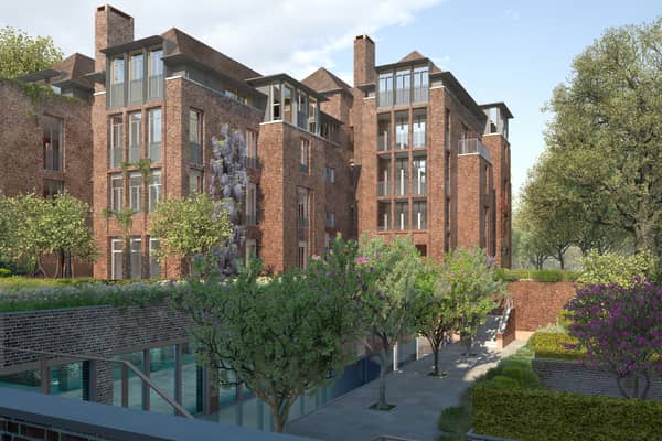 Developer Valouran has secured funding to turn the site into a scheme consisting of 30 homes, landscaped gardens and amenities including a gym and a pool. Credit: Valouran.