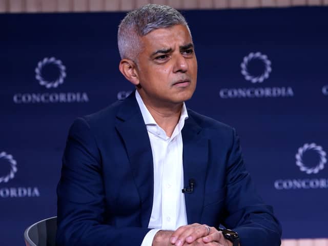 London mayor Sadiq Khan is in the US to “bang the drum” for London and talk climate change. Credit: John Lamparski/Getty Images for Concordia Summit.