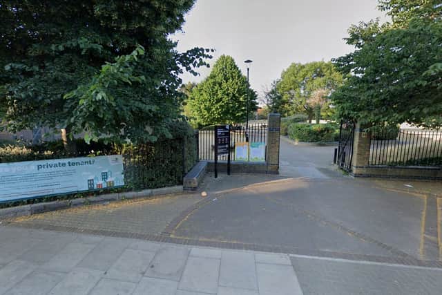 The Stepney Green astroturf is located in Stepney Green Park on Redmans Road. Credit: Google.