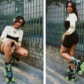 Roller skating TikToker Stephanie Sonuga. (Photo by Stephanie Sonuga)