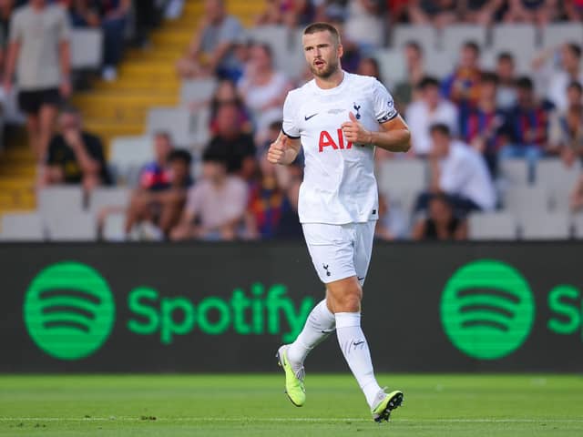 Eric Dier of Tottenham Hotspur looks on during the Joan Gamper Trophy match between FC Barcelona and Tottenham Hotspur  (Photo by Eric Alonso/Getty Images)