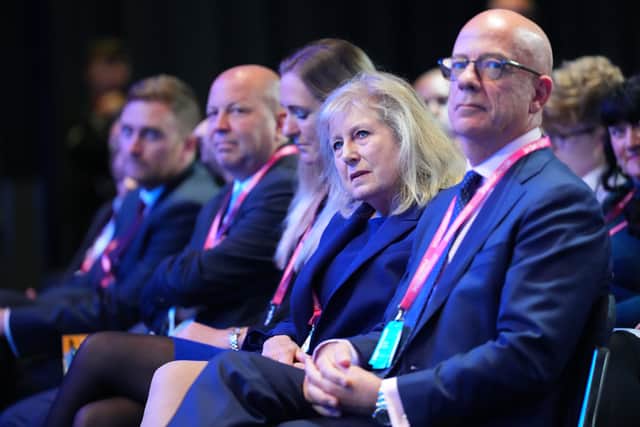 Susan Hall attending the first day of the Conservative Party Conference in Manchester. Credit: Carl Court/Getty Images.