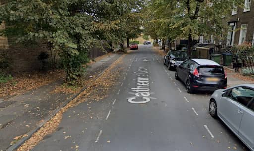 The dog attack happened in Catherine Grove, Greenwich. Credit: Google Maps