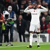 Zaha was on target against his former club. (Image: Getty Images)