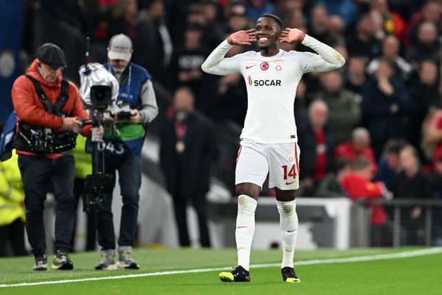 Zaha was on target against his former club. (Image: Getty Images)