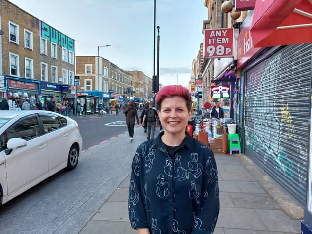 Green Party candidate for mayor of Hackney, and mayor of London, Zoë Garbett. Credit: Ben Lynch.