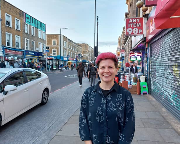 Green Party candidate for mayor of Hackney, and mayor of London, Zoë Garbett. Credit: Ben Lynch.