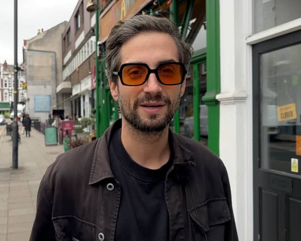 Matt, a Crouch End resident outside the recently closed Banner’s Cafe