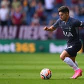  Spurs player Manor Solomon in action during the Premier League match between Burnley FC and Tottenham Hotspur (Photo by Stu Forster/Getty Images)
