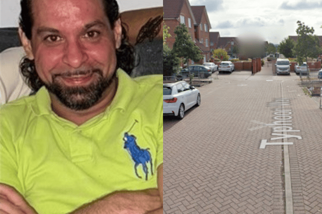 Luke Blackmore, 42, was stabbed to death on Typhoon Way, Sutton