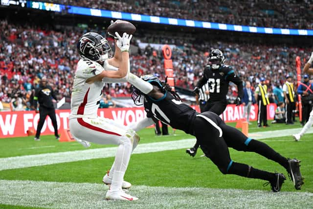 The Jacksonville Jaguars played the Atlanta Falcons at Wembley