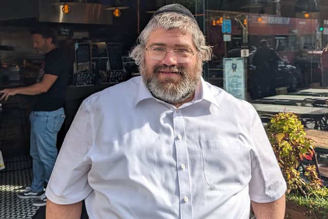 David Berger, a Golders Green local worries there will be a rise in antisemitic attacks